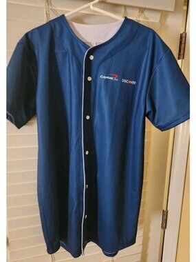 Activate 25 Capital One Discover Promo Jersey Adult XL baseball jersey